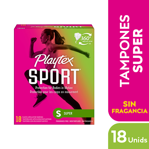 Tampones Playtex Super Sport Compact x 18 und