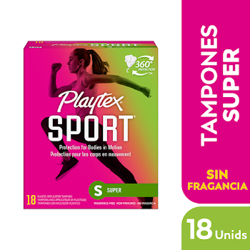 Tampones Playtex Super Sport Compact x 18 und  