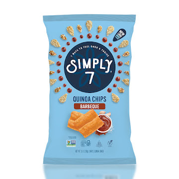 Chips de Quinua Simply 7   Queso BBQ x 99 gr  