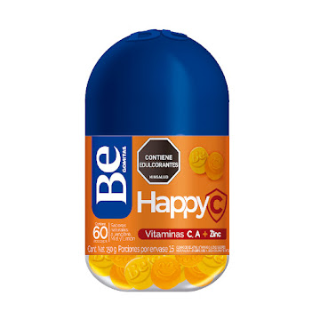 Gomas De Gelatina Vitamina C + Zinc Be Happy Frasco x 60 und  