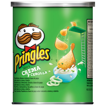 Pasabocas Pringles Papas   Crujientes Crema Y Cebolla X40g.  