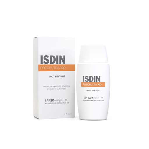 Protector Solar Isdin Antimanchas Fotoultra 100 Spot Prevent Spf 50 Frasco x 50 ml