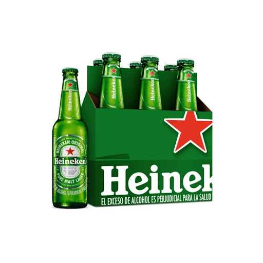 Cerveza Heineken Sixpack Botella x 330ml