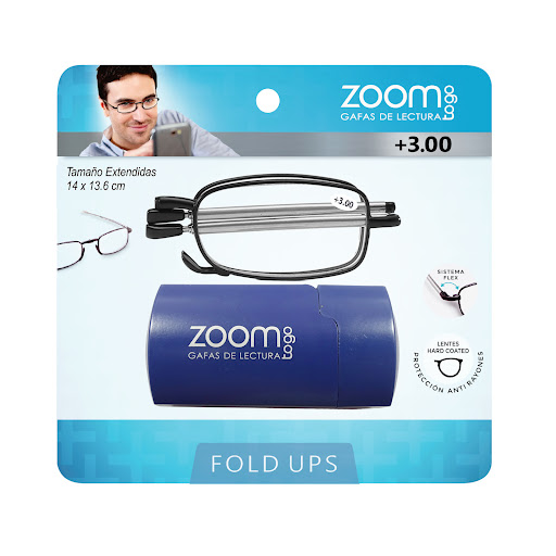 Gafas de Lectura Zoom To Go Plegable +3.00 x 1 und