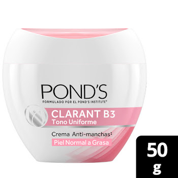Crema Ponds Clarant B3 Aclaradora Filtro Uv x 50 gr  