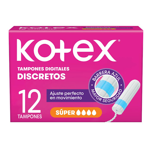 Tampones Kotex Digital Super x 12 und