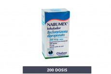 Beclometasona dipropionato //Nabumex Inh 250mcg Cj X 200 Dosis 10 Ml Chalver  undefined