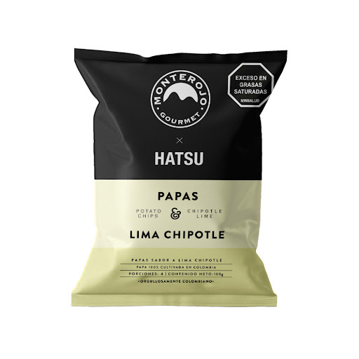 Papas Monterojo X Hatsu   Lima Chipotle x 100 gr