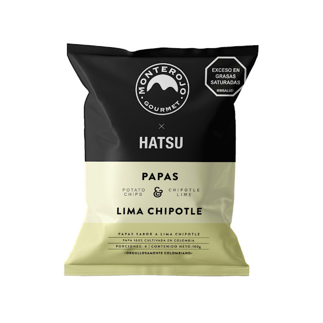 Papas Monterojo X Hatsu   Lima Chipotle x 100 gr  