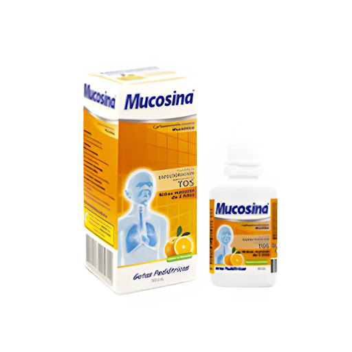 Mucosina Pediátrico Carboximetilcisteina 50 mg Haleon Naranja Frasco x 30 ml