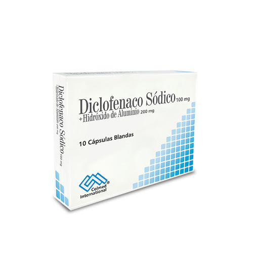 Diclofenaco Sódico + Hidróxido De Aluminio Colmed 100mg/200mg x 10 Cápsulas