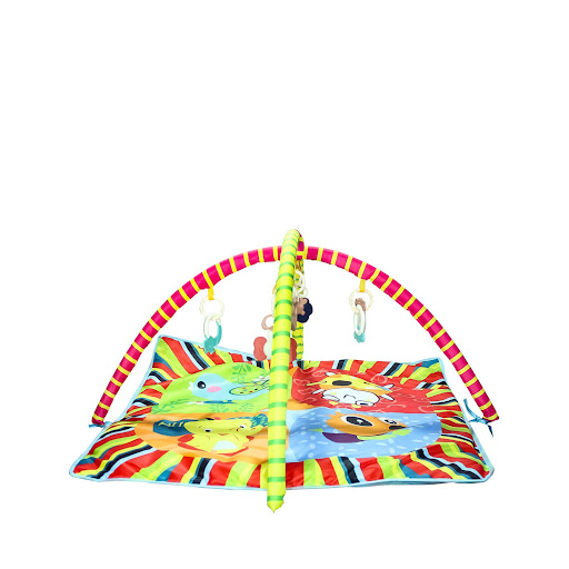 Tapete Didáctico Figuras Colgantes para Bebé Toy Logic Toy Logic Caja x 1 Éste divertido Tapete Infantil, estimulara el sentido auditivo del bebe, su percepción táctil y desarrollara la coordinación, estimulando su desarrollo cognitivo. Tiene divertidos colores y sonidos qu