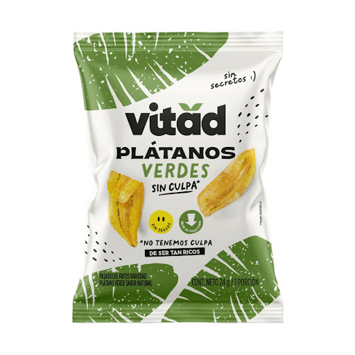 Platanitos Verdes Vitad Paquete x 24 gr 