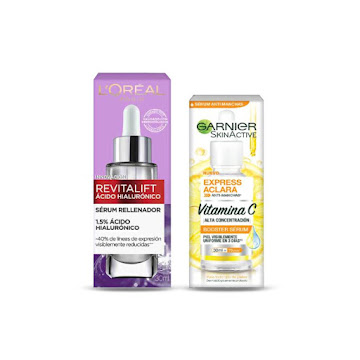 Combo Serums Revitalift L'oreal Paris + Serum Antimanchas Garnier  