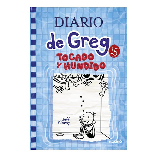 Diario De Greg 15. Tocado Y Hundido. Jeff Kinney Molino Libro x 1.0 Diario De Greg 15. Tocado Y Hundido. Jeff Kinney   Cuando Greg y su familia se echan a la carretera para cruzar el país e ir de camping, están preparados para disfrutar de la aventura de sus vidas. Pe