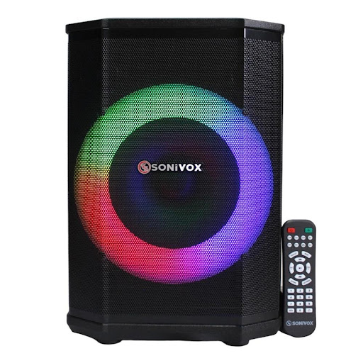 Parlante Bluetooth Con Luces LED y Radio FM Sonido Superior UNIMARC Unidad x 1 Experimenta la perfecta fusión de luz y sonido con este altavoz portátil que combina un diseño moderno con tecnología avanzada. Ideal para animar tus reuniones y fiestas, este parlante no solo ofrece 