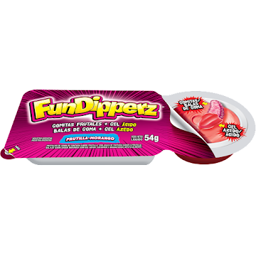 Gomitas Frutales + Gel Ácido Frutilla-Morango x 54 gr  