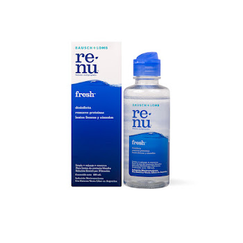 Solución Multipropósito  Re-Nu Fresh Lentes Blandos X120ml.