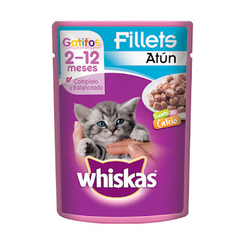 Comida Húmeda Para Gatitos Whiskas Atun x 85 gr  