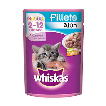 Comida Húmeda Para Gatitos Whiskas Atun x 85 gr  