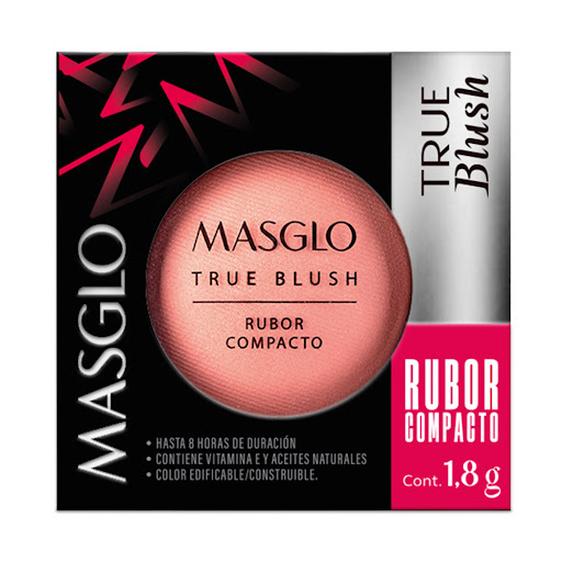 Rubor Compacto Masglo True Blush Inconfundible x 1.8 gr