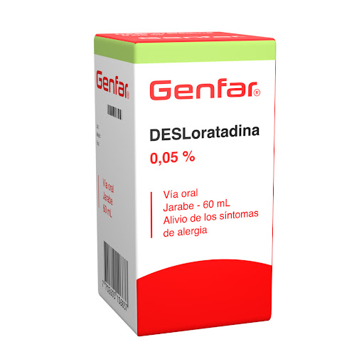 Desloratadina 0.05% Genfar Jarabe Frasco x 60 ml