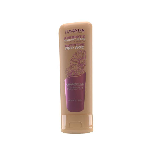 Mascarilla Prebiótica de Yogurt Calmante y Regenerativa LOSANIKA 200g x 1 Mascarilla prebiótica que calma y fortalece la piel sensibilizada. Con fermentos lácteos, manzanilla y bioactivos naturales, ayuda a equilibrar la microbiota, reducir enrojecimiento y restaurar la bar