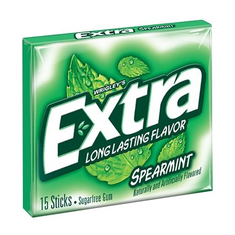 Chicle Extra Hierbabuena x 15 und