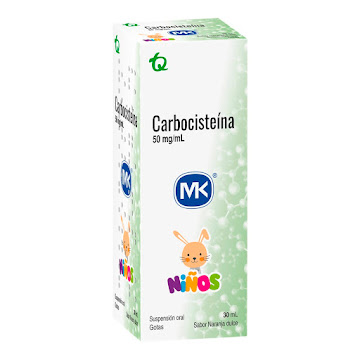 Carbocisteina Niños   50mg/ml Mk Frasco x 30ml  
