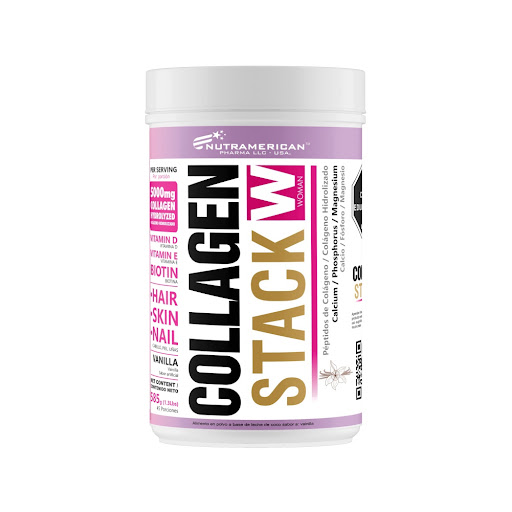 Colágeno Collagen Stack W Nutramerican Tarro x 585 gr