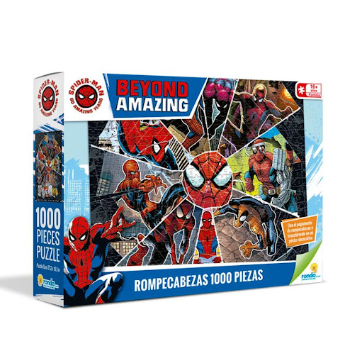 Juegos de mesa Rompecabezas X 1000 Pzas Spiderman 60 Años Ronda Ronda Caja x 1 Diviértete coleccionando  nuestro rompecabezas, luego utilízalo como elemento decorativo.