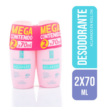 Desodorante Elizabeth Arden Aclarado Efecto Natural 70 ml x 2 und  