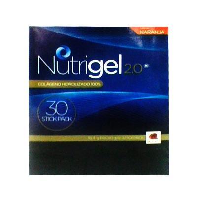 Nutrigel 2.0 Naranja Colágeno Hidrolizado Procaps Caja x 30 Sobres
