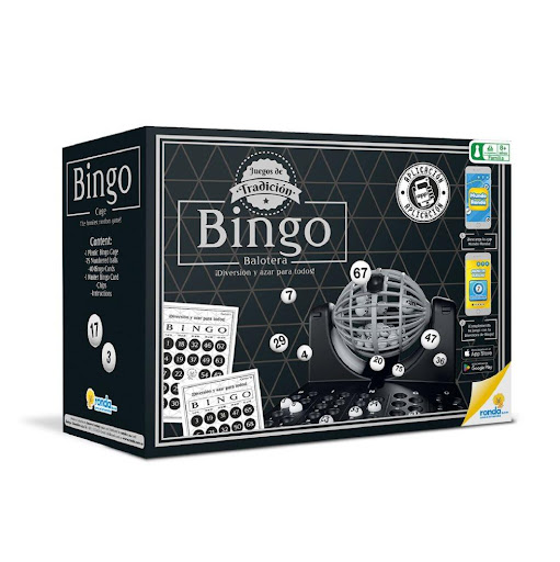 Juegos de Mesa Bingo Balotera De Tradicion Ronda Ronda Caja x 1 Bingo un juego clásico donde la suerte dará la mejor jugada.