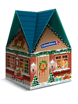Galletas Colombina Navideñas Casita Navidad x 200 gr  