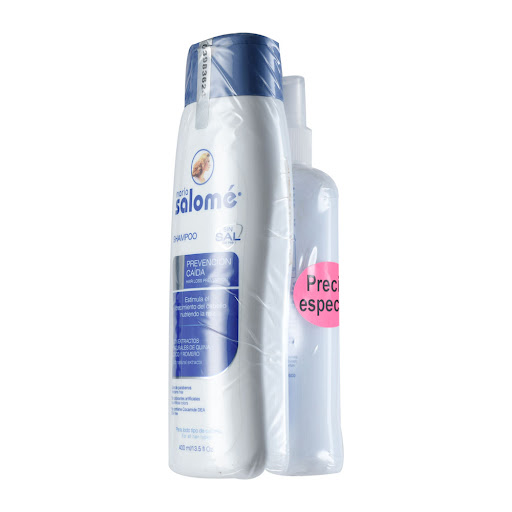 Shampoo Maria Salome Prevención Caída Sin Sal x 400 ml + Locion Capilar Maria Salome x 320 ml