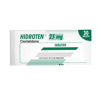 Hidroten Clortalidona 25 mg Farma de Colombia Caja x 30 Tabletas  
