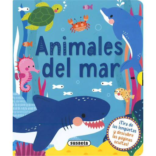 Animales Del Mar. Páginas Ocultas Susaeta Libro x 1 ANIMALES DEL MAR -PAGINAS OCULTAS-Conoce a estos simpáticos animales del mar y aprende algunas curiosidades sobre ellos. ĦTira de las lengüetas y descubre las páginas ocultas de este libro de cartón i