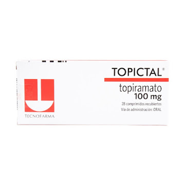 Topictal Topiramato   100mg Adium Caja x 28 Comp  