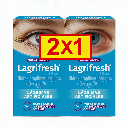 **Lagrifresh Solución Oftálmica x15ml Procaps Pague 1 Lleve 2 