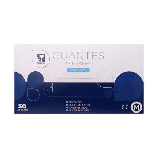 Guante Vinilo Farmatodo   M Caja x 50 und