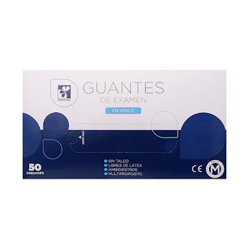 Guante Vinilo Farmatodo   M Caja x 50 und  