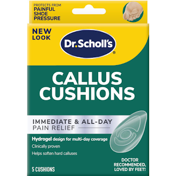 Almohadillas Acolchadas   con Hidrogel Para Callos Plantares Dr Scholl´s Caja x 5 Unds  