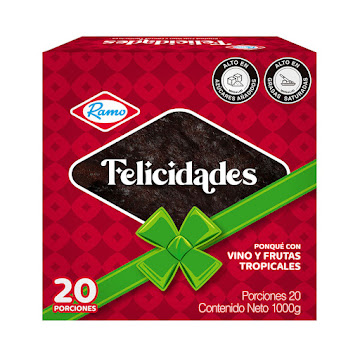 Ponqué Ramo Felicidades x 1000 gr   