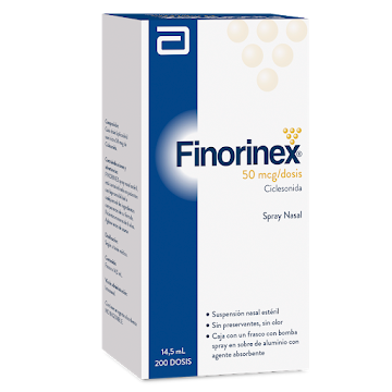 Finorinex Ciclesonida x 50 mcg Abbott Spray Frasco x 20 ml  