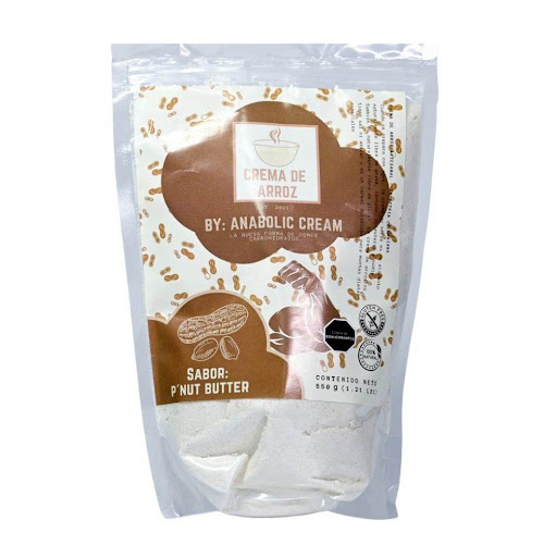 Crema de arroz sabor Crema de mani bolsa x 550 gr by: Anabolic Cream  Anabolic Cream Bolsa x 500 gr CREMA DE ARROZ SABOR PEANUT BUTTER, DE SABOR ES FACIL DE DESCRIBIR, ES COMER CREMA DE MANI, PERO SIN TENER QUE PREOCUPARTE POR LA GRASA. SOLO DISFRUTA SU SABOR!

VIENE EN PRESENTACIÓN DE 550 GR.

SIN