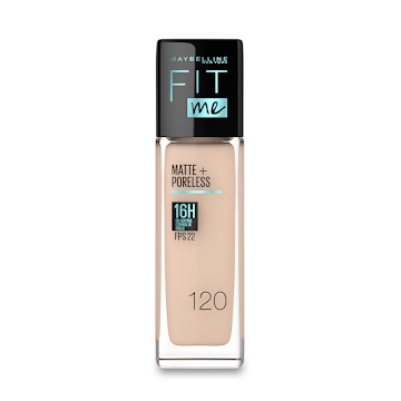 Base Fit Me Maybelline Mate y Sin Poros Envase de Vidrio Classic IV 120 x30ml  