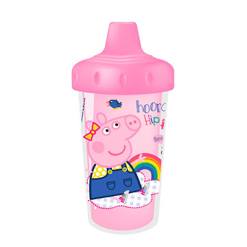 Solo Online Vaso Termico   Antiderrames   300ml 10oz  Marca Peppa Pig Color Rosado 