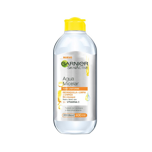 Agua Micelar Garnier Skinactive Express Aclara x 400 ml