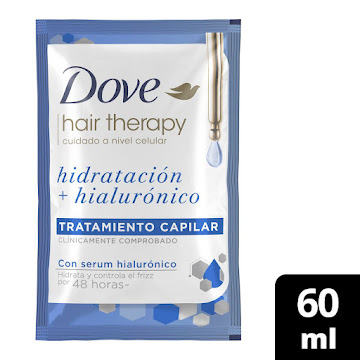 Tratamiento Capilar Dove Hidratación + Hialurónico x 60 ml  